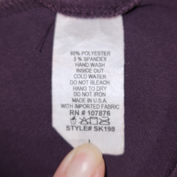 Sun Kim Purple Cowl Neck Joann Tunic - Picture 8 of 8